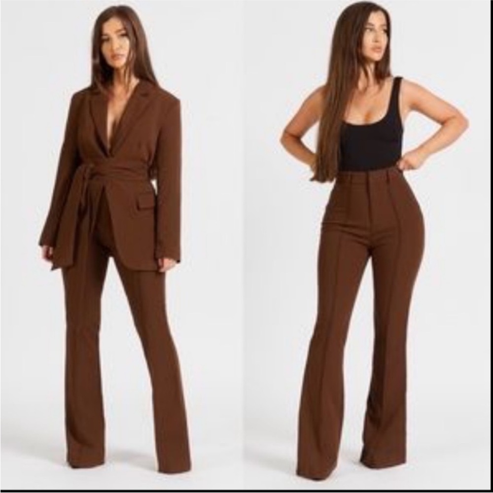 BOA- Classic Blazer with Belt And Pant suit.